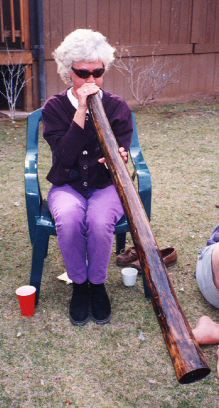 Sedona didgeridoo class, 3 day retreat  1998